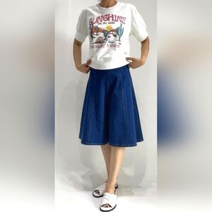 Jealous tomato Denim skirt. Waist 13.3"